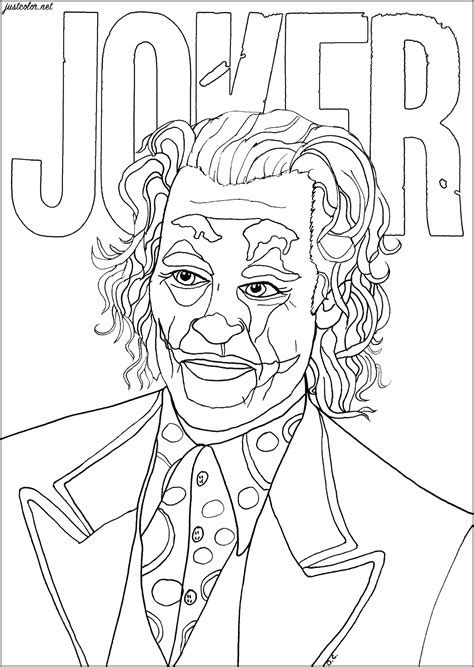 Joker Coloring Pages Printable